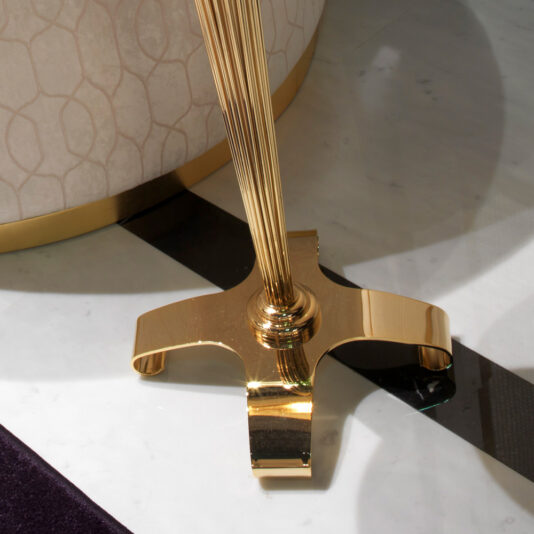 Small Designer Italian Brass Mosaic Side Table Small Designer Italian Brass Mosiac Side Table