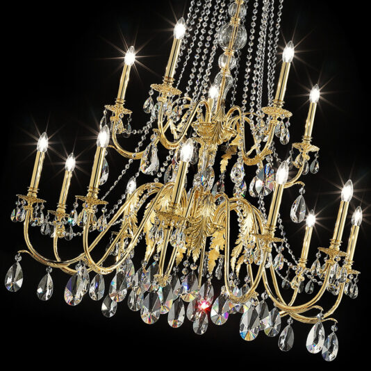 Statement Gold Chandelier