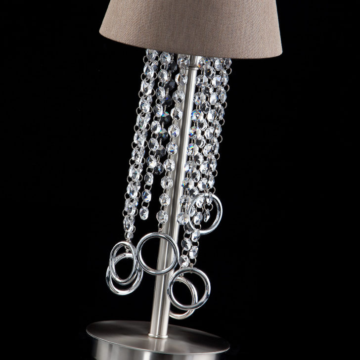 Modern Italian Crystal Table Lamp