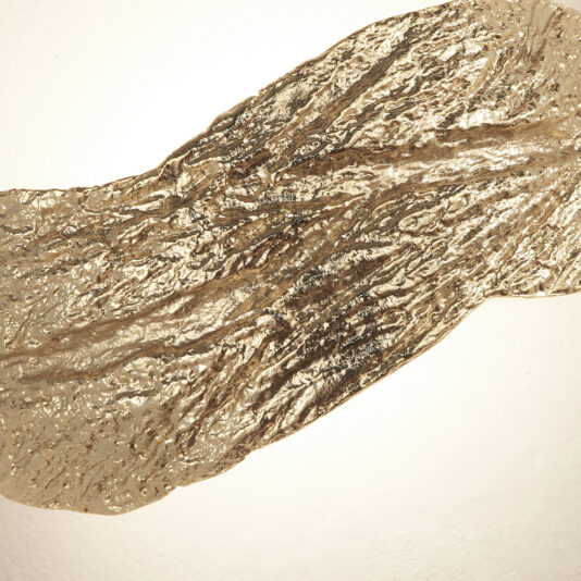 Textured Gold Plated Wall Light