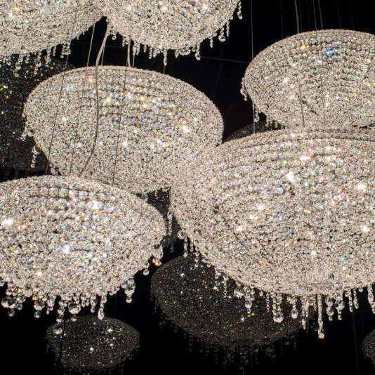 Top Dressed Contemporary Crystal Chandelier Top Dressed Contemporary Crystal Chandelier