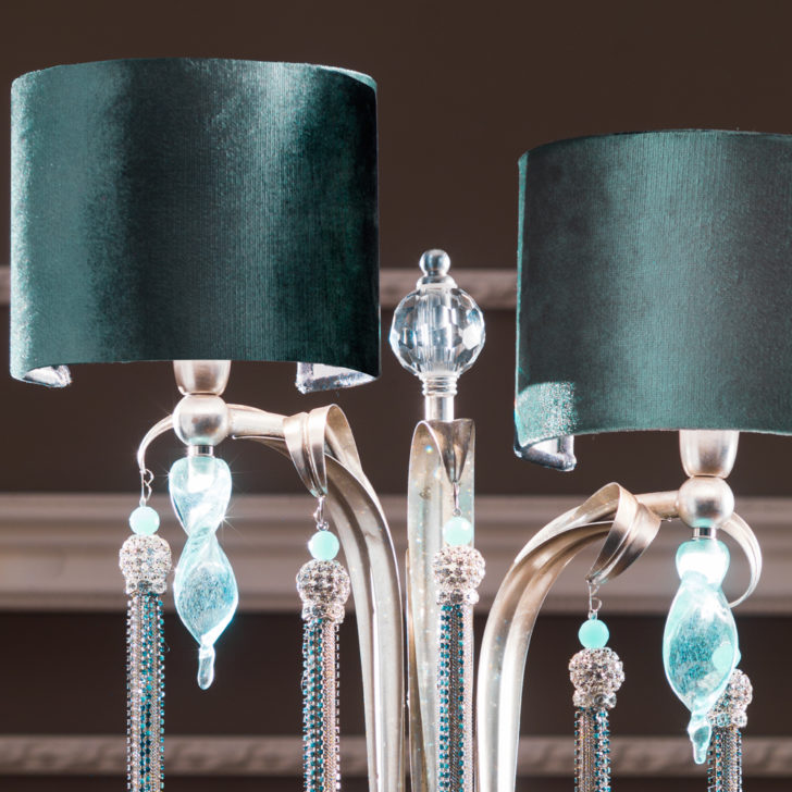 Crystal Aquamarine Table Lamp