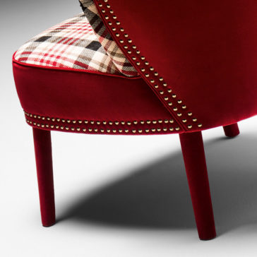 Velvet Designer Occasional Chair Velvet Designer Occasional Chair