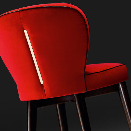 Velvet Italian Designer Bar Stool