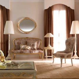 Venetian Style Gold Italian 2 Seater Sofa