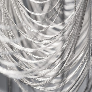 Contemporary Glamorous Rectangular Chain Chandelier Contemporary Glamorous Rectangular Chandelier