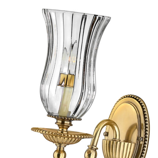 Classic New England Solid Brass Wall Light