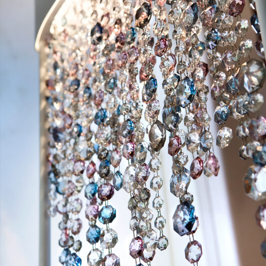 Modern White Chandelier Style Floor Lamp