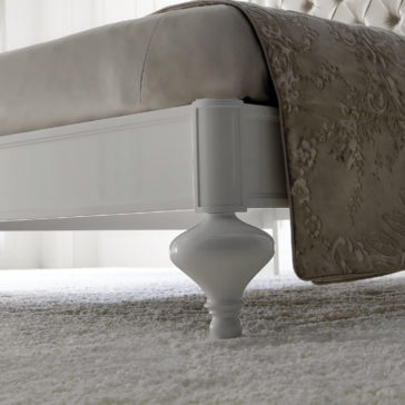 White Lacquered Bed White Lacquered Bed