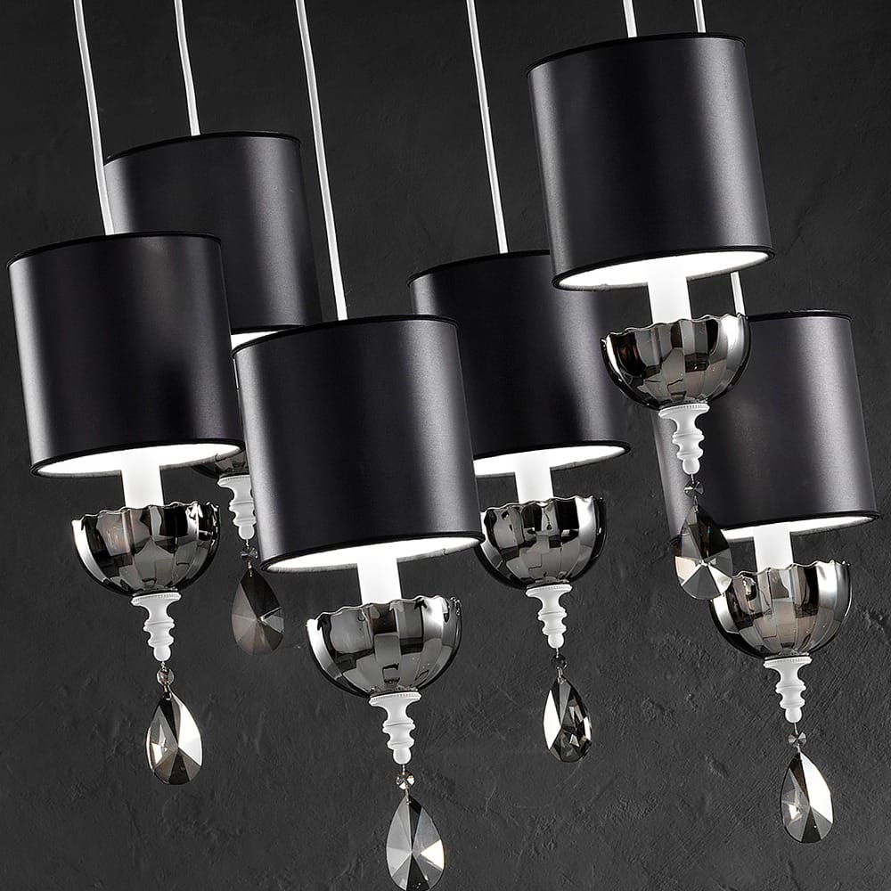 Black And White Crystal Chandelier
