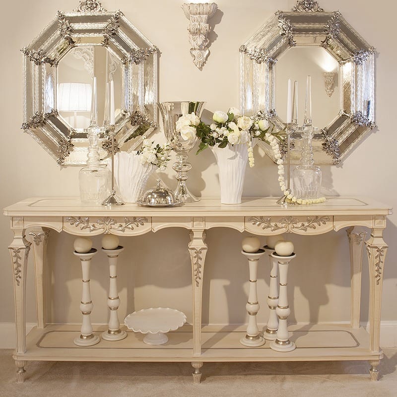 Classic Italian Large Console Table with drawers