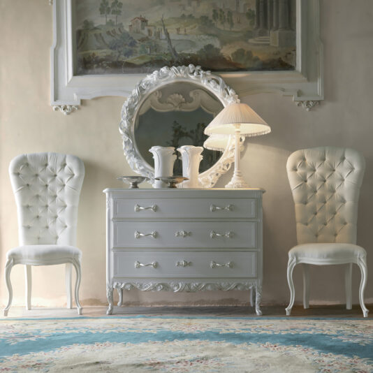 Classic Italian Rose and Ribbon Chest of Drawers Classic Italian Rose and Ribbon Chest of Drawers