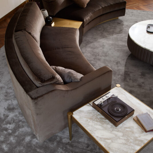 Contemporary Designer Curved Italian Modular Sofa Contemporary Designer Curved Italian Modular Sofa