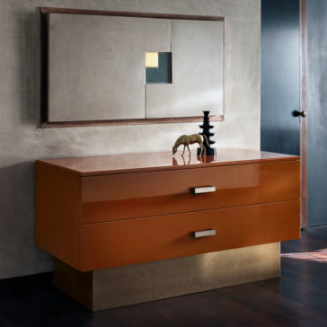 Contemporary Designer Italian Lacquered Chest Of Drawers Contemporary Designer Italian Lacquered Chest Of Drawers