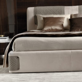 Contemporary Designer Luxury Italian Upholstered Bed