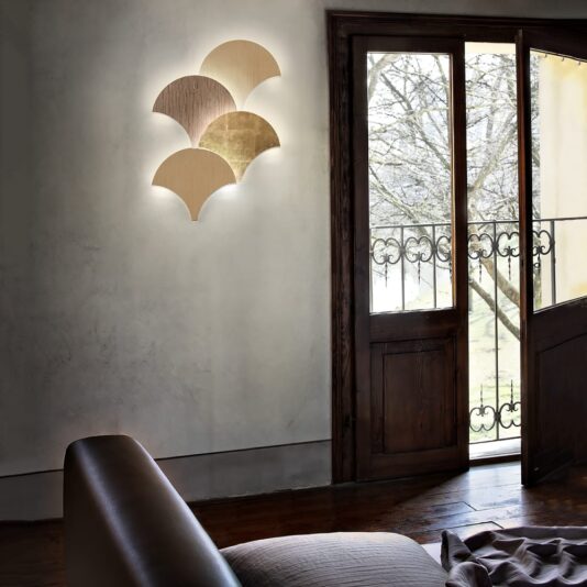 Contemporary Wall Light Set Contemporary Gold Wall Light Set