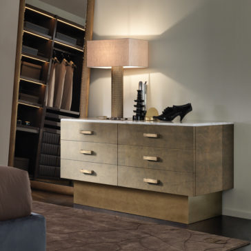Designer Italian Veneered Modern Chest Of Drawers With Marble Top Designer Italian Veneered Modern Chest Of Drawers With Marble Top