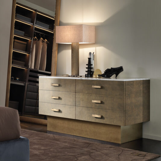 Designer Italian Veneered Modern Chest Of Drawers With Marble Top Designer Italian Veneered Modern Chest Of Drawers With Marble Top