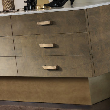 Designer Italian Veneered Modern Chest Of Drawers With Marble Top Designer Italian Veneered Modern Chest Of Drawers With Marble Top