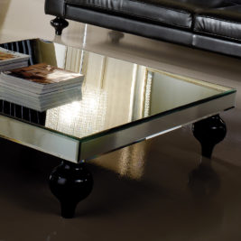 Designer Square Mirrored Coffee Table