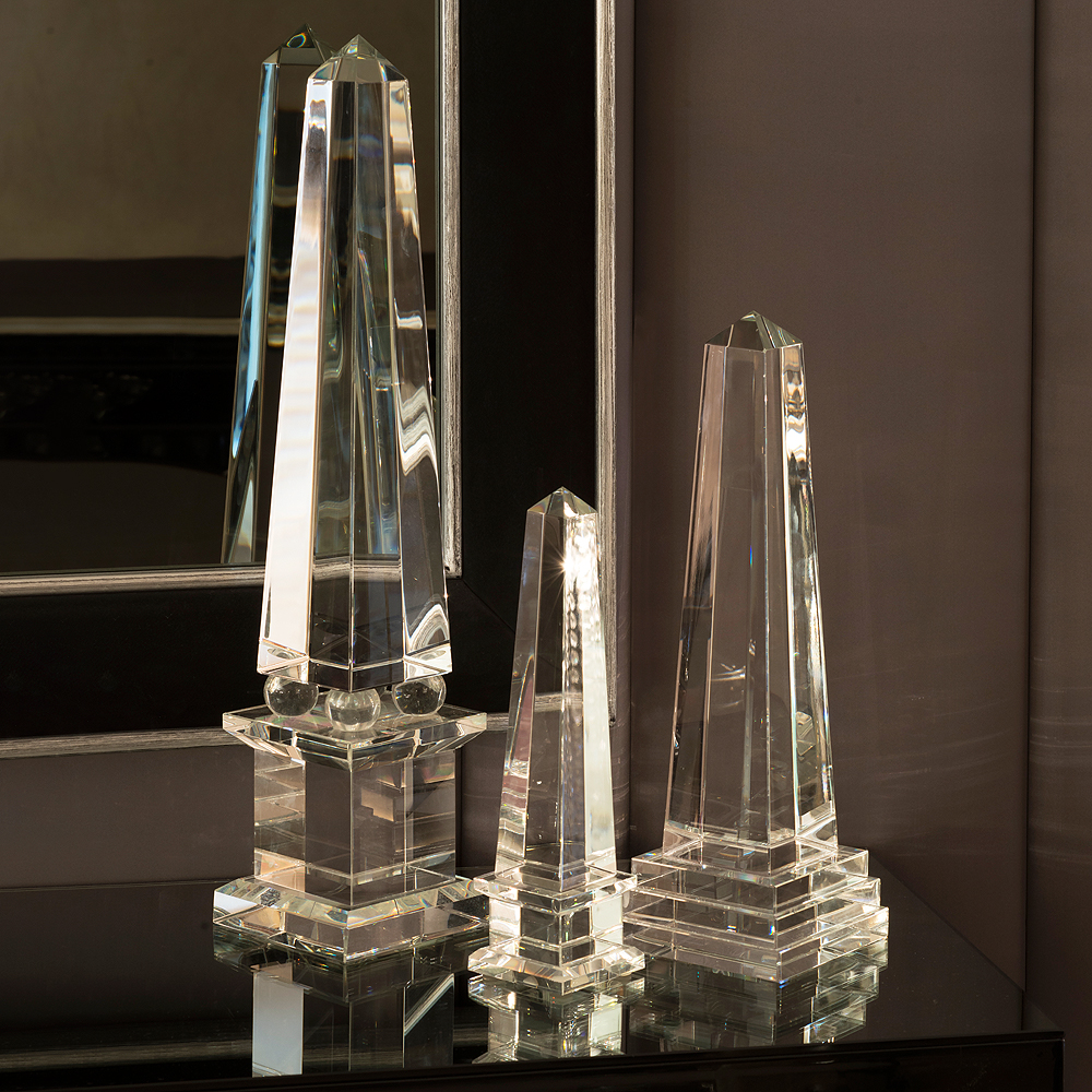 Egyptian Crystal Obelisk Set