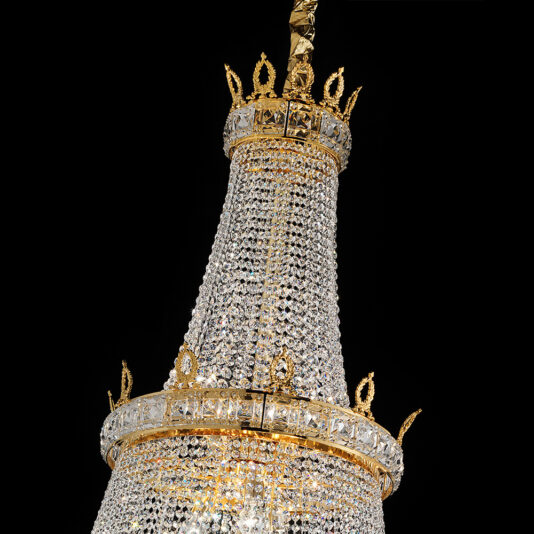 Large Empire Style Crystal Chandelier Empire Style Crystal Basket Chandelier