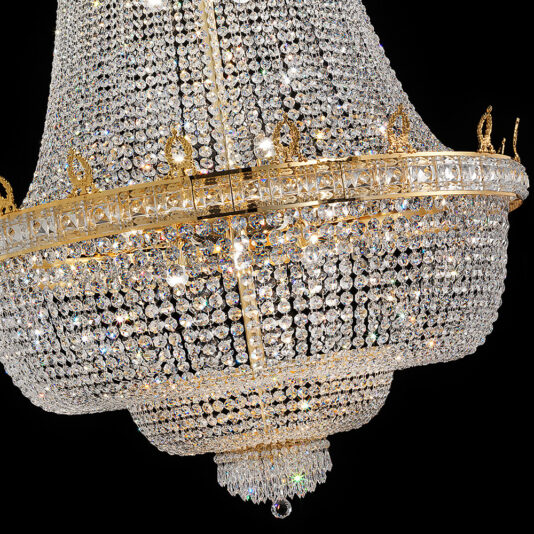 Large Empire Style Crystal Chandelier Empire Style Crystal Basket Chandelier