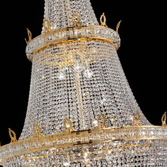 Large Empire Style Crystal Chandelier Empire Style Crystal Basket Chandelier