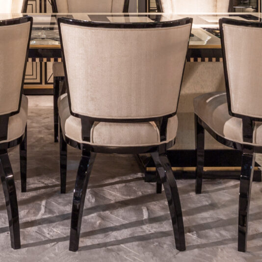 Exclusive Bird's Eye Maple Veneered Table Set Exclusive Bird's Eye Maple Veneered Table Set