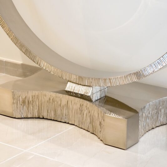 Exclusive Contemporary Silver Console Table Exclusive Contemporary Silver Console Table