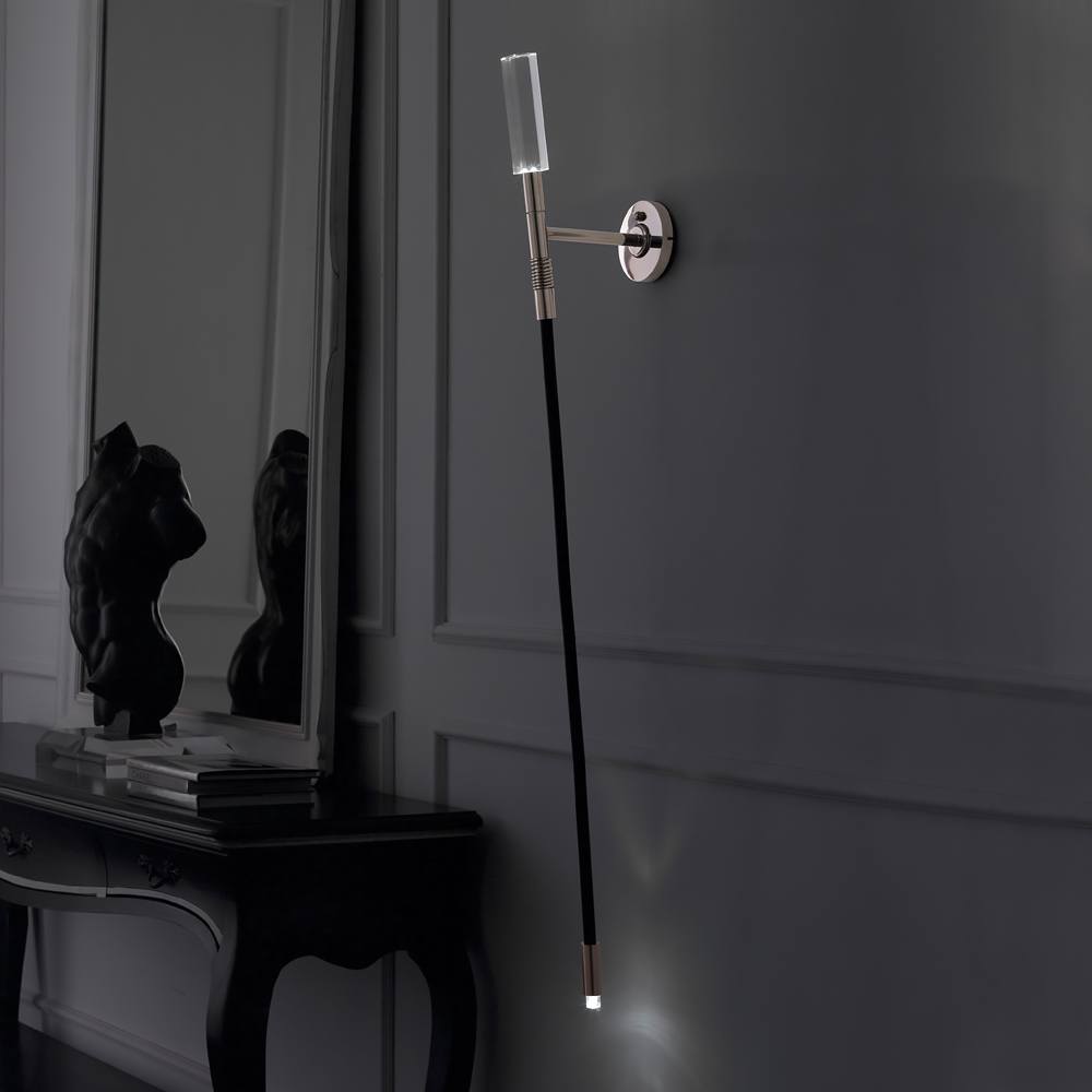 Exclusive Contemporary Single Black Rubber Wall Light