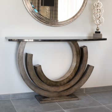 Exclusive Contemporary Vintage Silver Console Table Exclusive Contemporary Vintage Silver Console Table