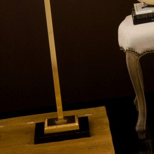 Exclusive Italian Bronze Lacquered Floor Lamp