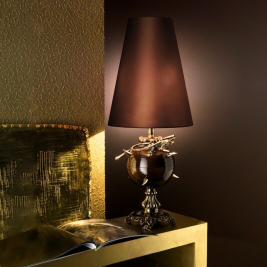 Exclusive Italian Bronze Table Lamp