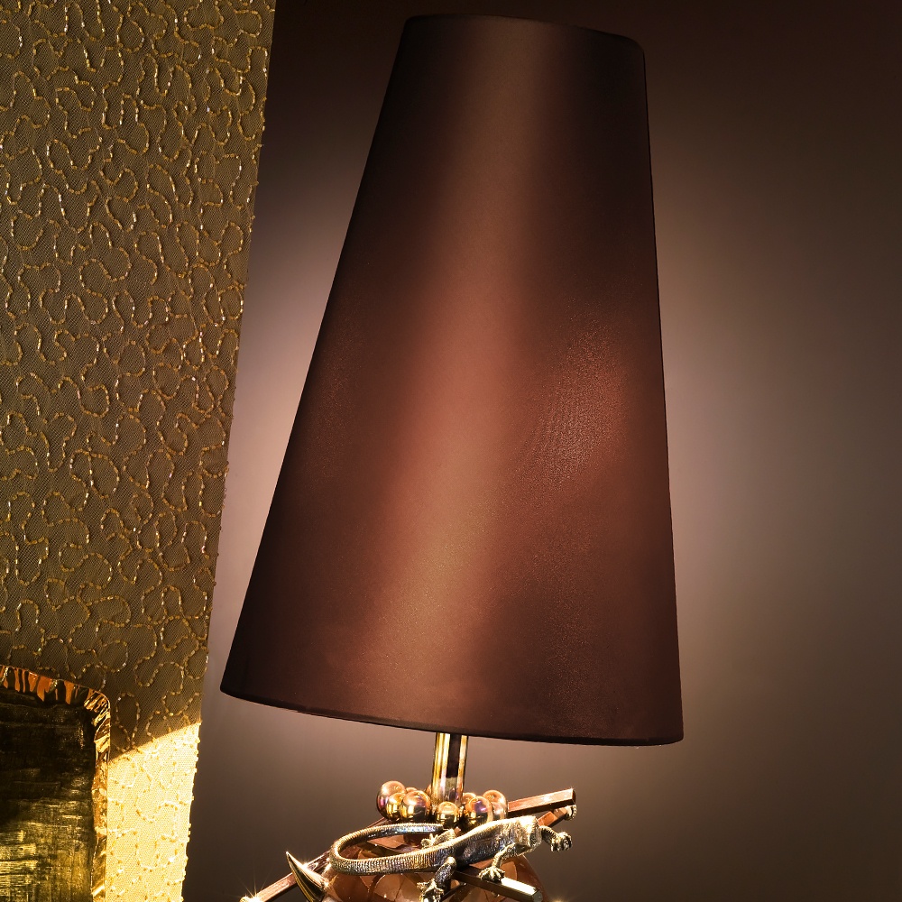 Exclusive Italian Bronze Table Lamp