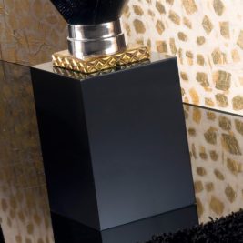 Exclusive Italian Designer Ornamental Black Vase