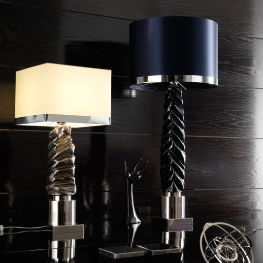 Exclusive Italian Snakeskin Table Lamp
