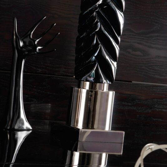 Exclusive Italian Snakeskin Table Lamp