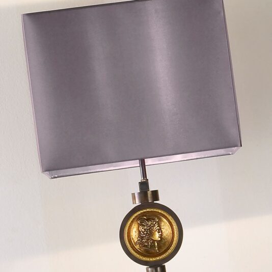 Exclusive Italian Pewter Floor Lamp