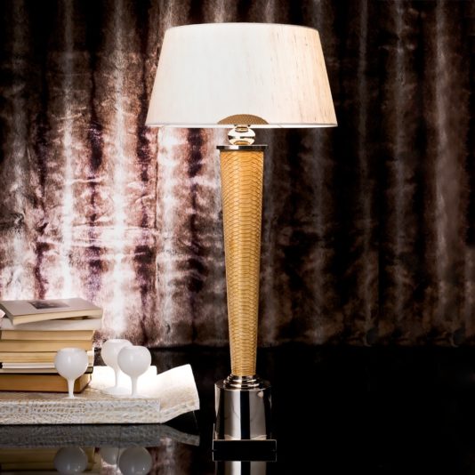 Exclusive Italian Luxury Print Table Lamp