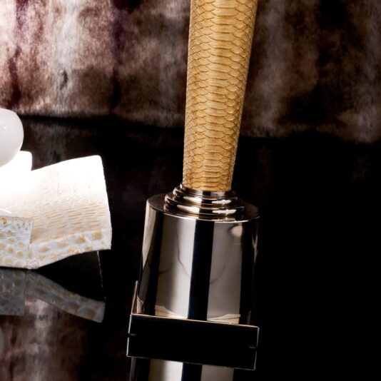 Exclusive Italian Snakeskin Table Lamp