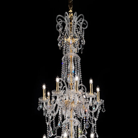 Extra Large Traditional Crystal Stairwell Chandelier Extra Large Traditional Swarovski Crystal Stairwell Chandelier