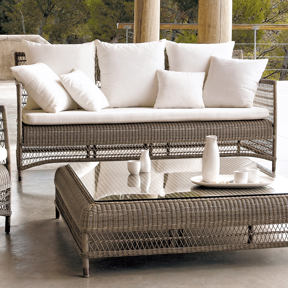 Designer Wicker Outdoor Garden Sofa