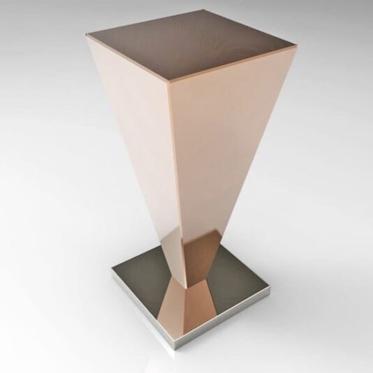 Glass Graduated Ornamental Pedestal