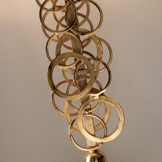 High End Contemporary Italian Gold Lamp High End Contemporary Italian Gold Lamp