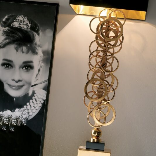 High End Contemporary Italian Gold Lamp High End Contemporary Italian Gold Lamp