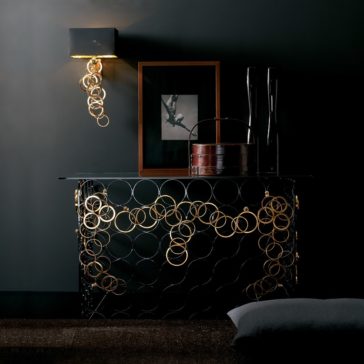 High End Hand Crafted Contemporary Italian Console Table
