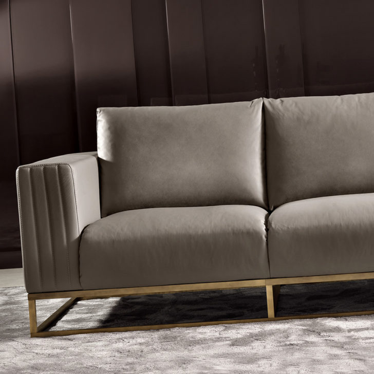 High End Luxury Leather Contemporary Designer Sofa