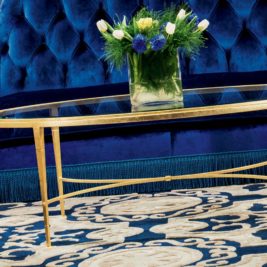 High End Modern Gold Plated Coffee Table