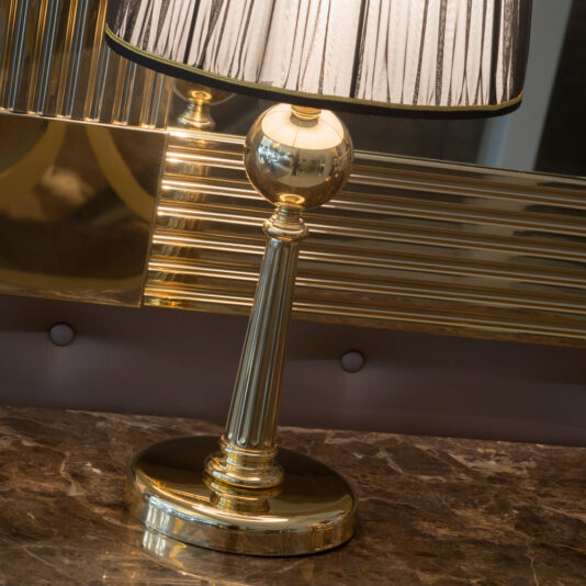 Italian Designer Brass Table Lamp Italian Designer Brass Table Lamp